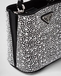 Prada Panier satin bag with crystals