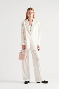 Prada Panier mini shearling bag