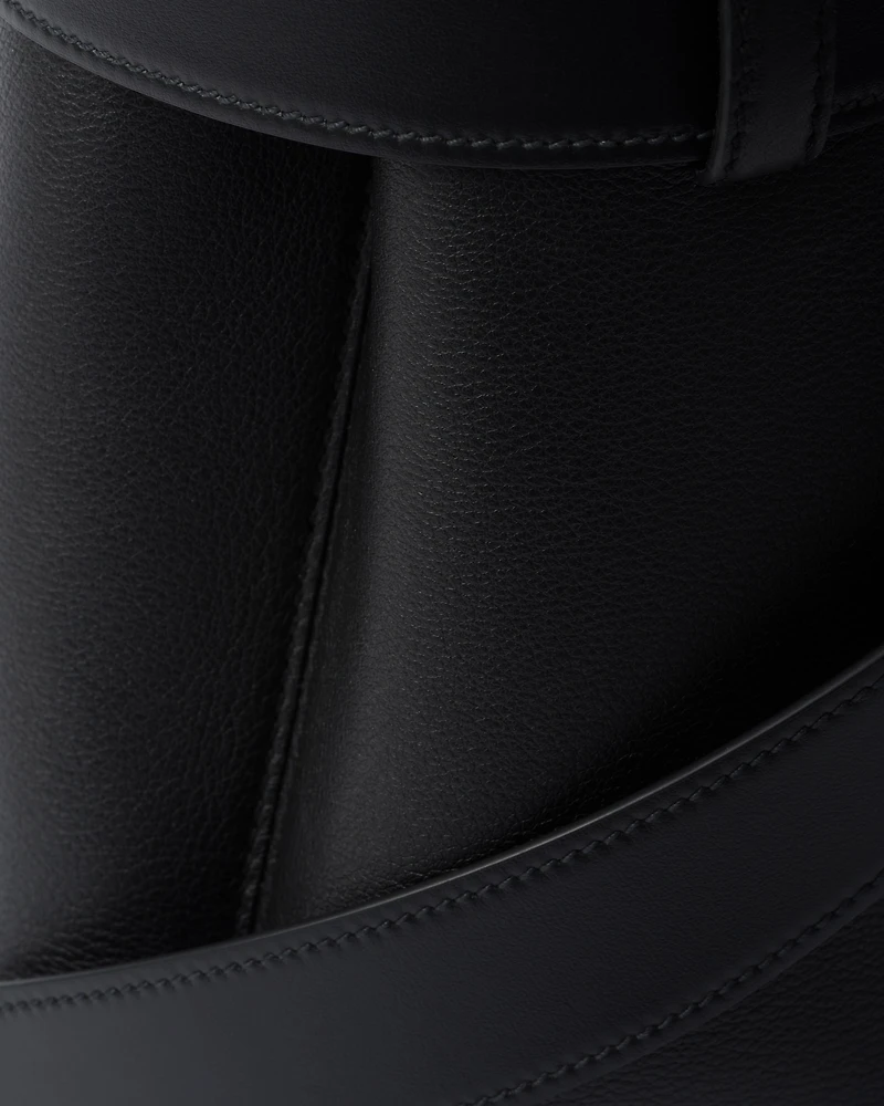 Prada Buckle medium leather handbag with belt