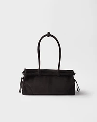 Prada Bonnie medium suede handbag