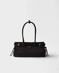 Prada Bonnie medium suede handbag