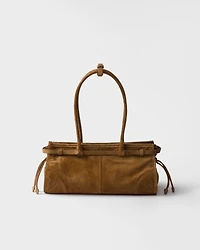 Prada Bonnie medium suede handbag