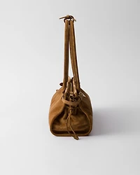 Prada Bonnie medium suede handbag