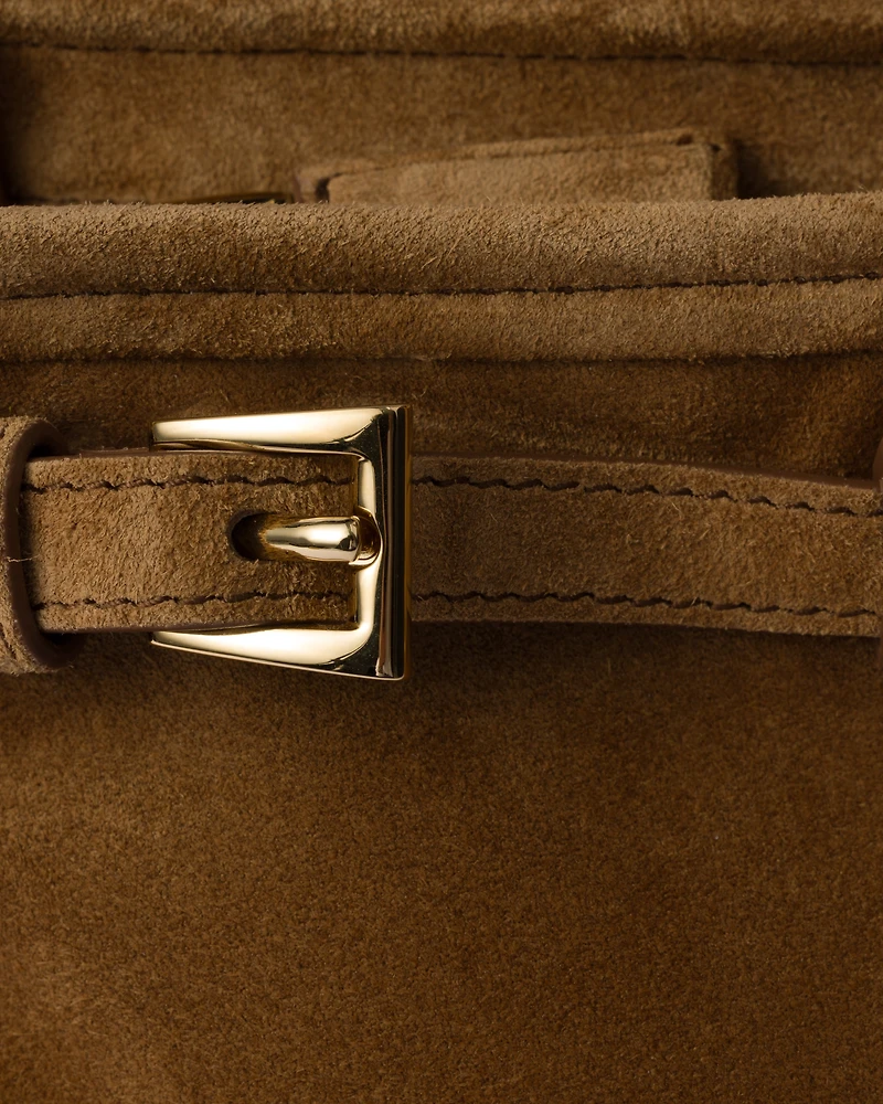 Prada Bonnie medium suede handbag