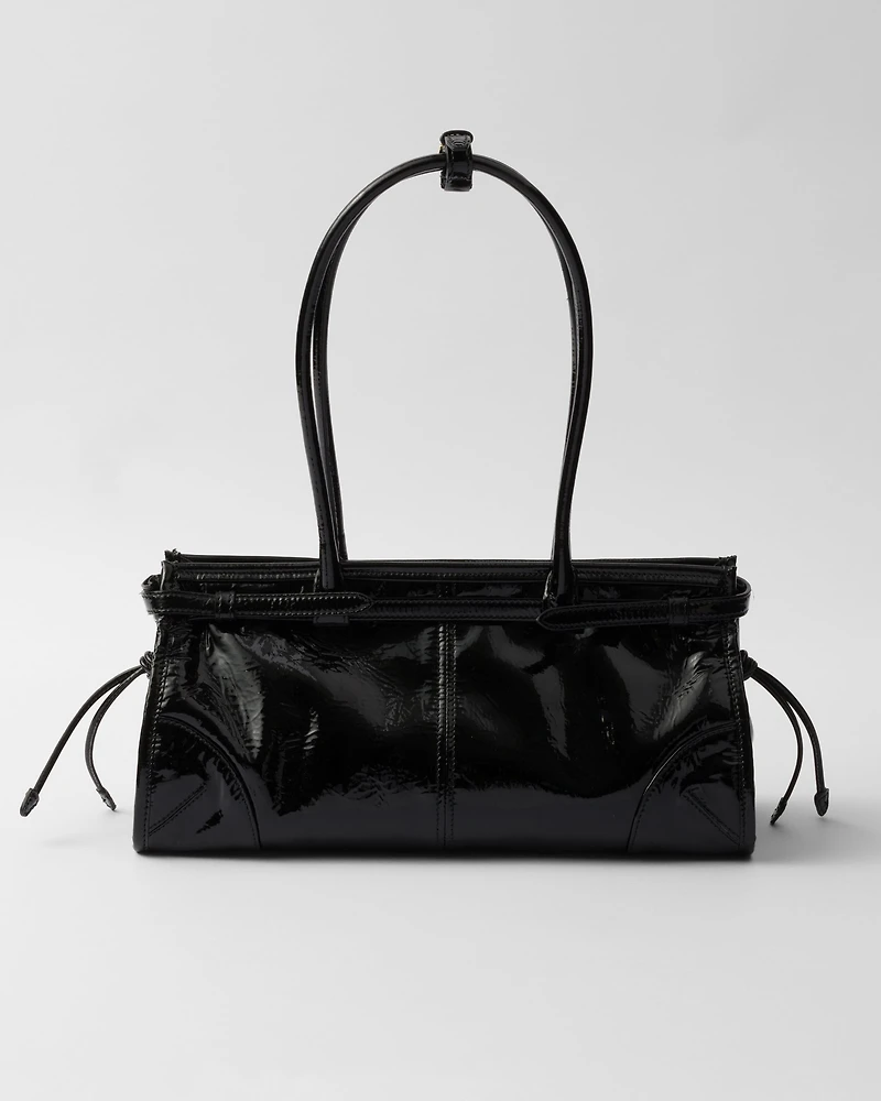 Prada Bonnie medium naplak patent leather handbag