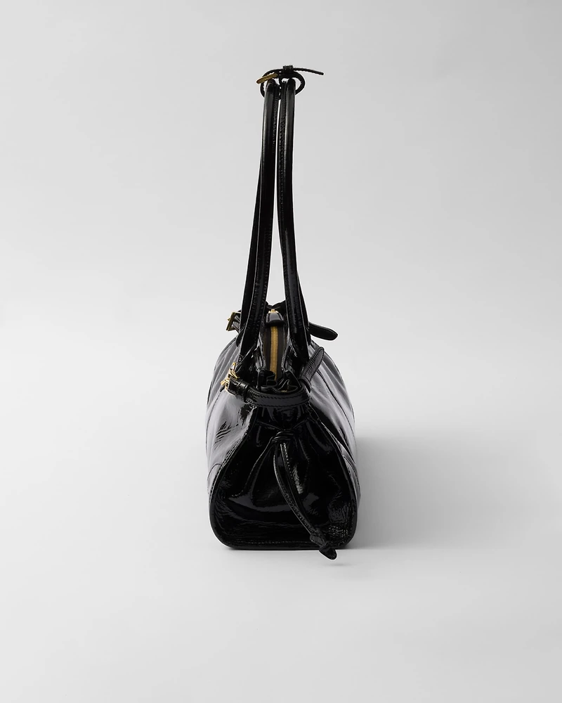 Prada Bonnie medium naplak patent leather handbag