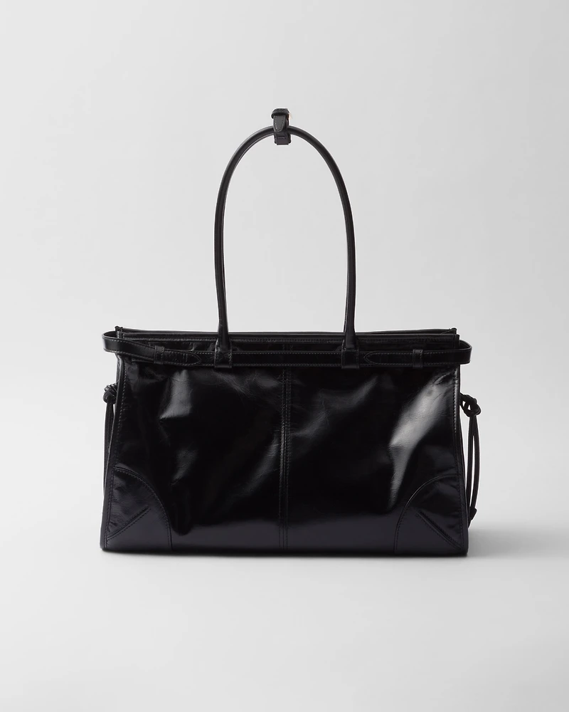 Prada Bonnie large leather handbag