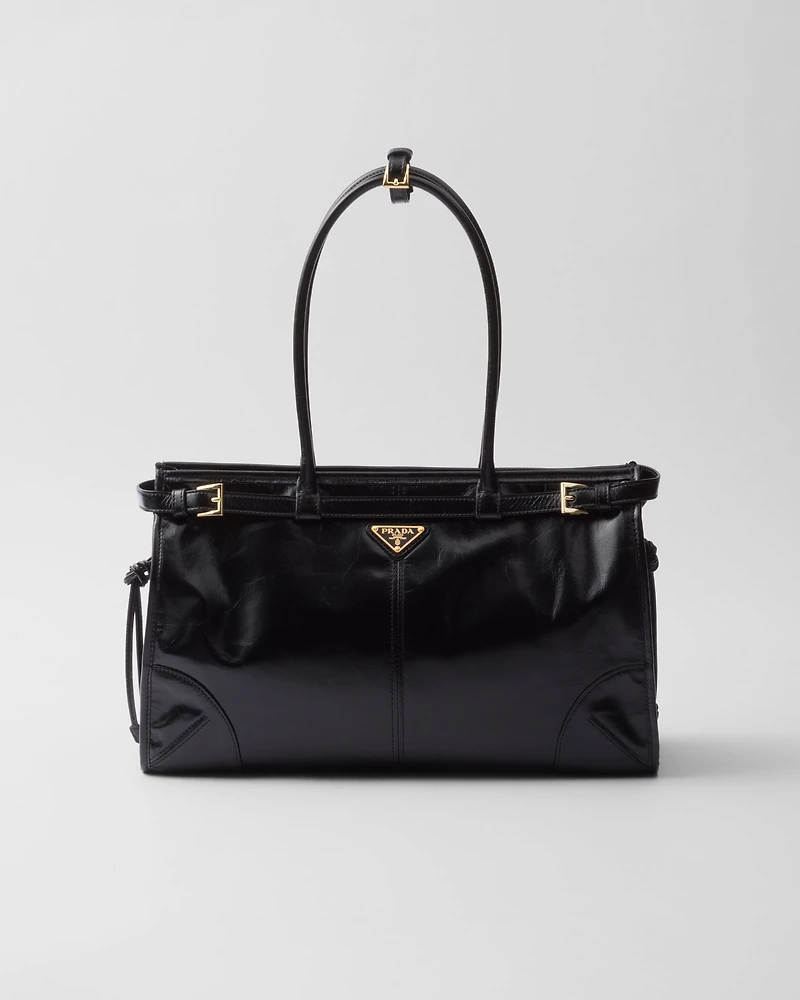 Prada Bonnie large leather handbag