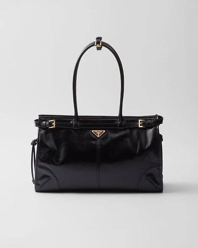 Prada Bonnie large leather handbag
