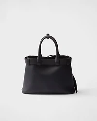 Prada Buckle small leather handbag with belt