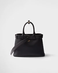 Prada Buckle small leather handbag with belt