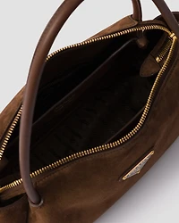 Prada Darling medium suede shoulder bag