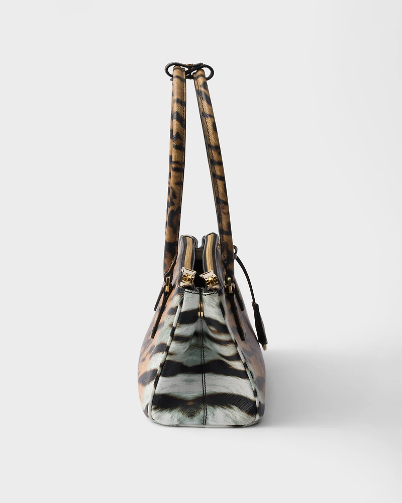 Prada Galleria medium printed Saffiano leather bag
