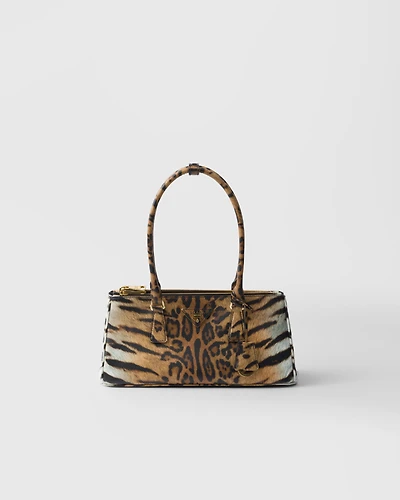Prada Galleria medium printed Saffiano leather bag