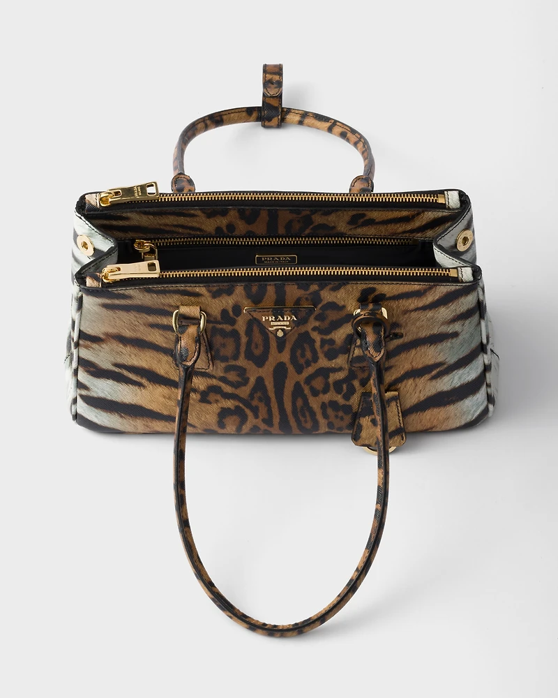 Prada Galleria medium printed Saffiano leather bag