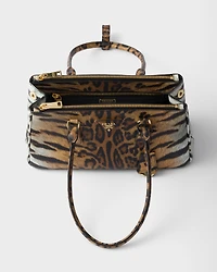Prada Galleria medium printed Saffiano leather bag