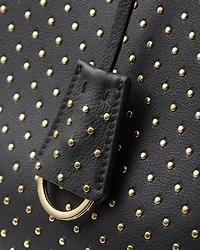Prada Buckle extra-large studded leather bag