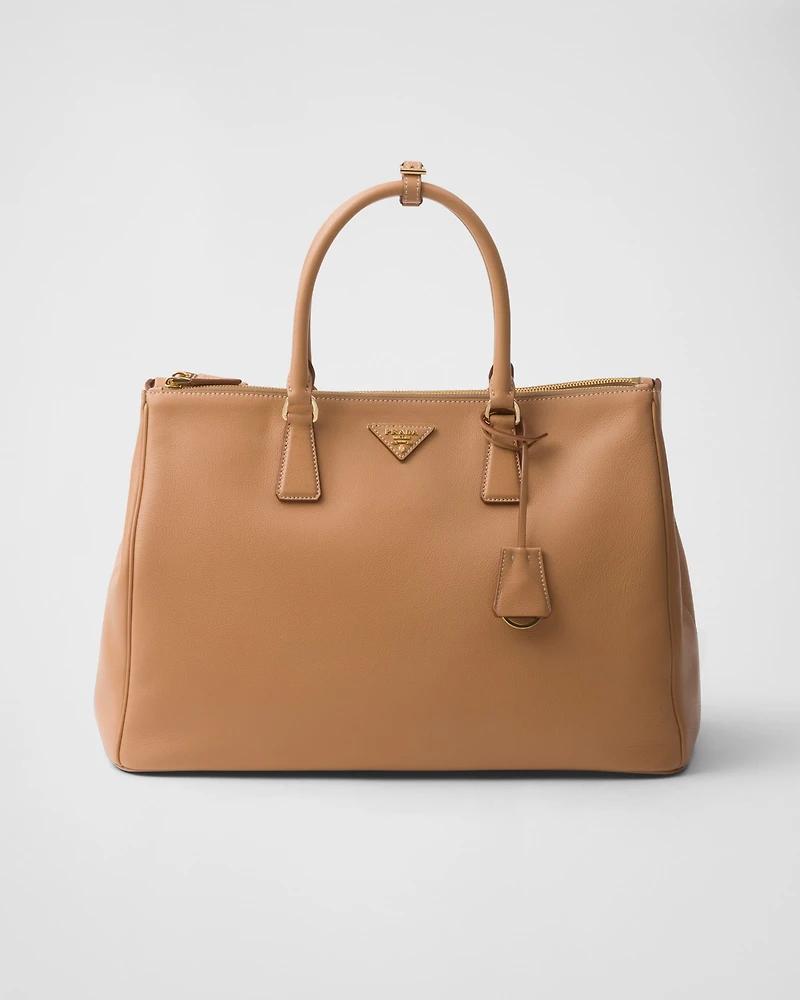Prada Buckle extra-large leather bag