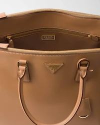 Prada Buckle extra-large leather bag