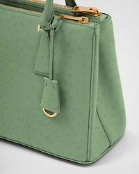 Prada Galleria medium ostrich leather bag