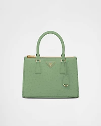 Prada Galleria medium ostrich leather bag