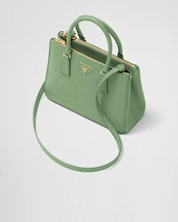 Prada Galleria medium ostrich leather bag