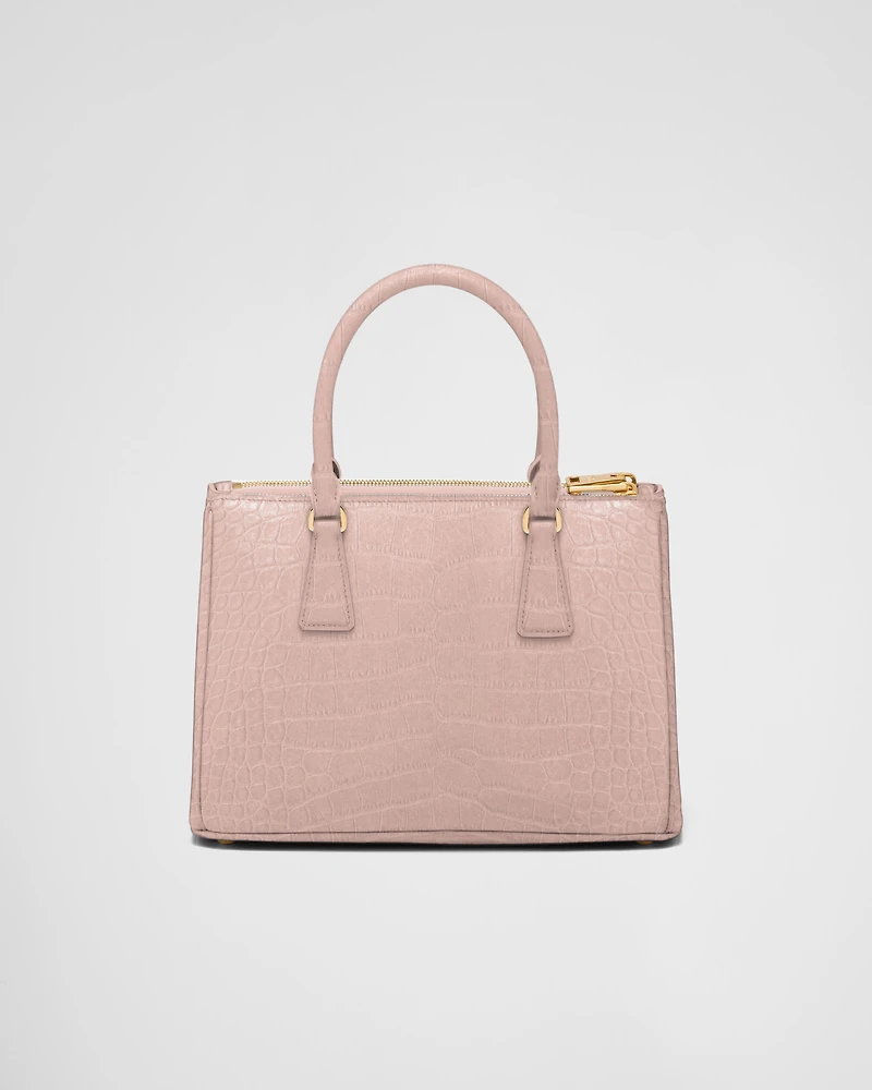 Prada Galleria medium crocodile leather bag