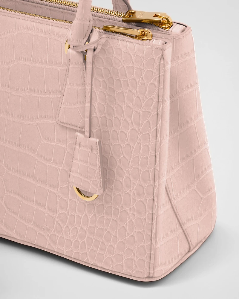 Prada Galleria medium crocodile leather bag