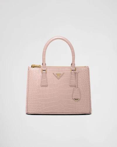 Prada Galleria medium crocodile leather bag