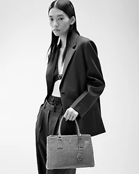 Prada Galleria medium crocodile leather bag