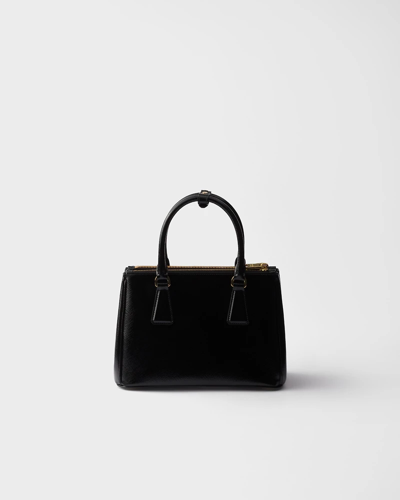 Prada Galleria small patent Saffiano leather bag