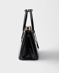 Prada Galleria small patent Saffiano leather bag