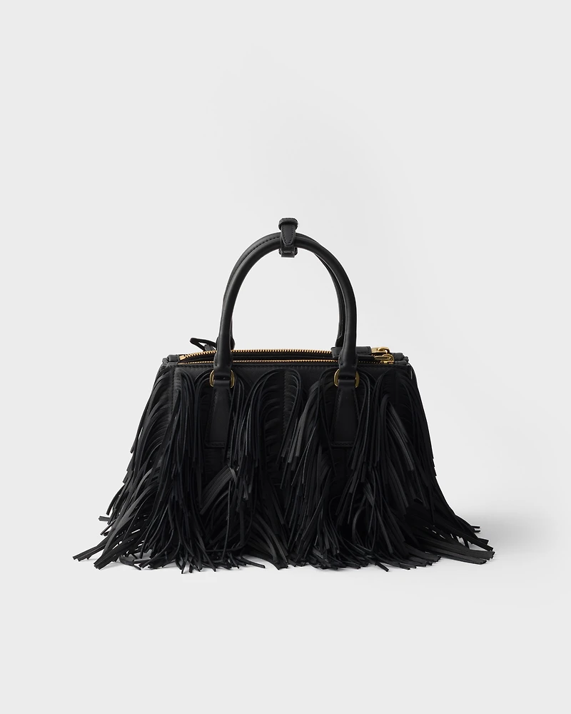 Prada Galleria small leather bag with fringe