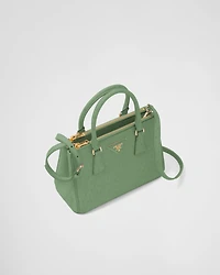 Prada Galleria small ostrich leather bag