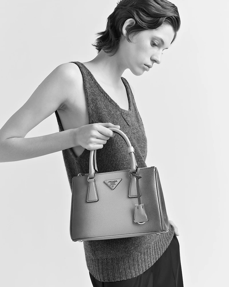 Prada Galleria small ombré Saffiano leather bag