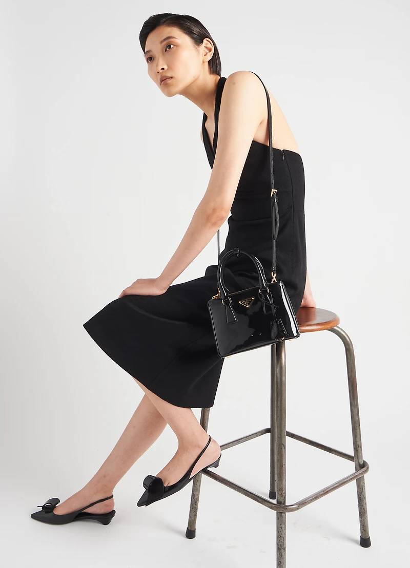 Prada Galleria mini patent leather bag