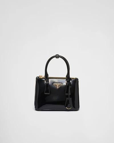 Prada Galleria mini patent leather bag