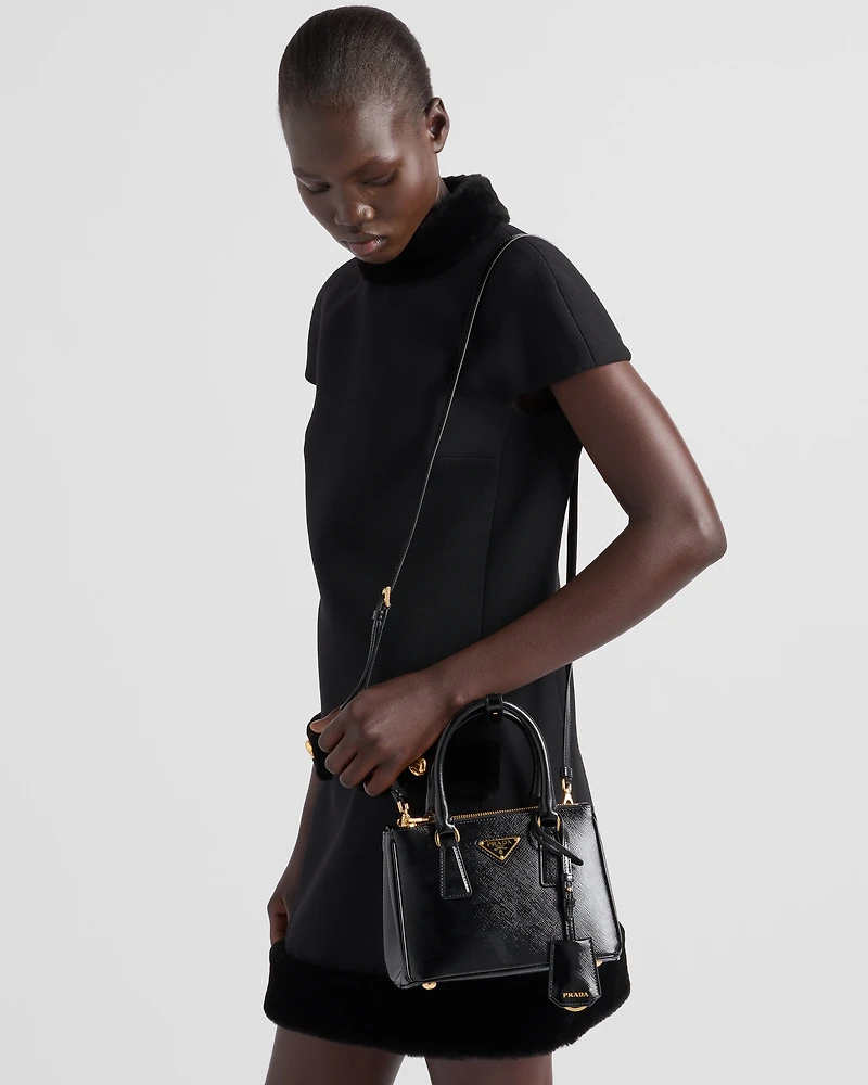 Prada Galleria mini patent Saffiano bag