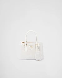 Prada Galleria mini shearling bag