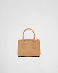Prada Galleria mini ostrich leather bag