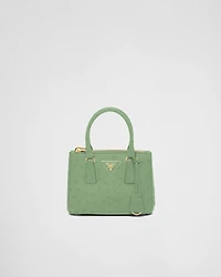Prada Galleria mini ostrich leather bag