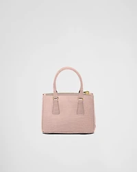 Prada Galleria mini crocodile leather bag
