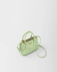 Prada Galleria mini lizard skin bag