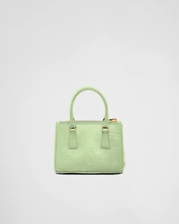 Prada Galleria mini lizard skin bag