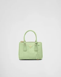 Prada Galleria mini lizard skin bag