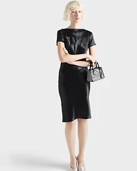 Prada Galleria satin micro-bag with decorations