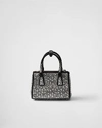 Prada Galleria satin micro-bag with decorations