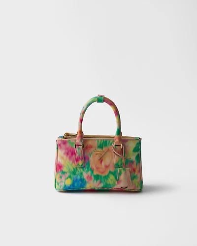 Prada Galleria mini printed Saffiano leather bag