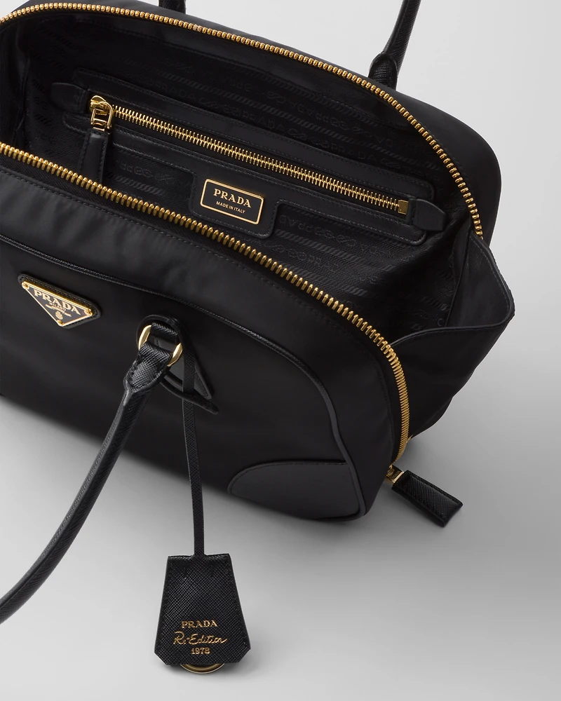 Prada Re-Edition 1978 medium Re-Nylon and Saffiano leather two-handle bag