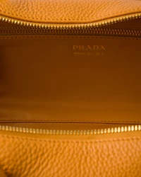 Medium leather top-handle bag